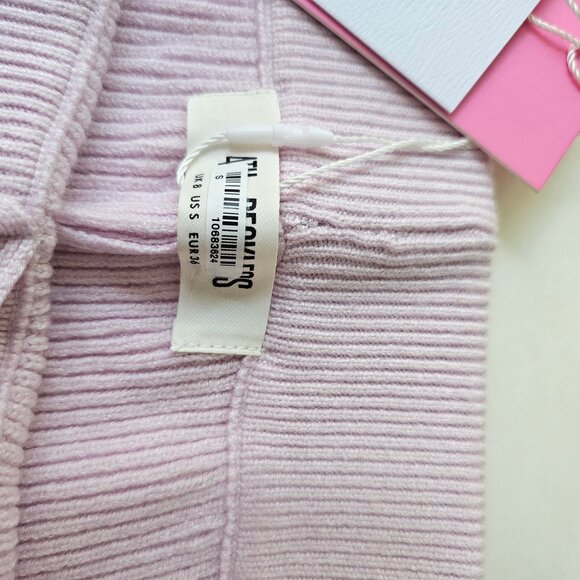 NWT | 4th & Reckless Scorpios Fine Knit Pink Trouser Pant Waist Tie Small - Picture 6 of 8